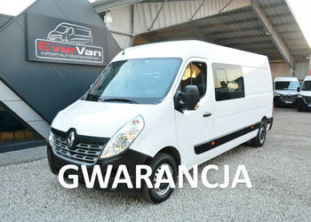 Renault Master 7 osobowy brygadówka doka max pełna opcja servis 100tys.km!!