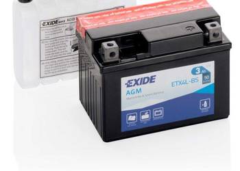 Akumulator 12V 3Ah 50A EXIDE ETX4L-BS / YTX4L-BS