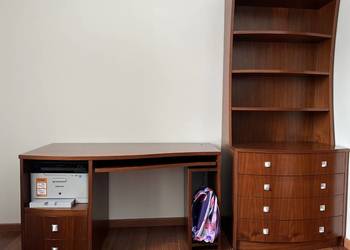 Piękna komoda i biurko w naturalnym fornirze drewnianym ZA DARMO!