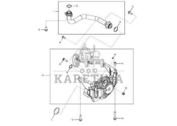 John Deere 9470RX - Pompa olejowa regener. SE502682 (Silnik)
