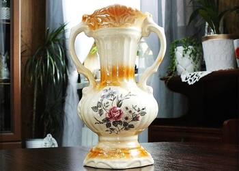 Wazon w kształcie amfoty greckiej Porcelit Fajans z czasów PRL