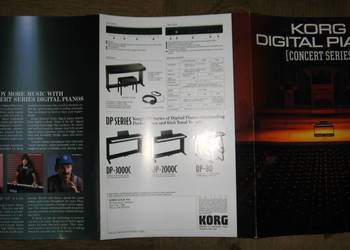 KORG Digital Piano (Concert Series) brochure - broszura informacyjna