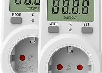 Licznik Poboru Energii i Kosztów Prądu | 2 SZTUKI | Awootsu