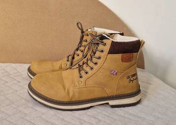 buty trekkingowe tapery Lee Cooper rozm 45 zimowe jesienne beżowe beż