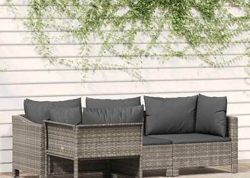 Zestaw mebli ogrodowych narożnik, sofa, mebel modułowy, technorattan