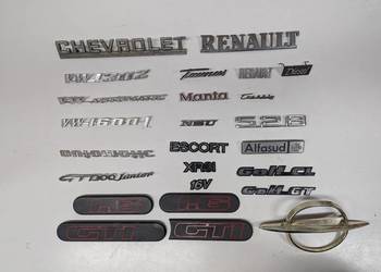 Emblemat znaczek logo do starszych samochodów taunus Garbus alfa chevrolet