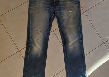 męskie spodnie capri dżinsy jeansy przecierane Ventana casual modne miejski