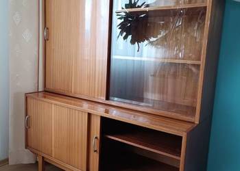 PRL VINTAGE LOFT kredens z nadstawka lata 70 te