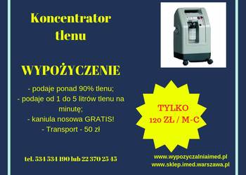 Wynajem Koncentratorów Tlenu w Warszawie i okolicy