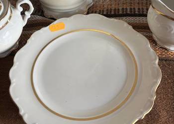 Talerzyki Schumann. 6 sztuk. Bavaria. Ecru