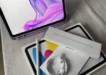 iPad 10.9 generacji 2022 Wi-Fi 64 GB (Srebrny) + Apple Pencil USB-C + Etui