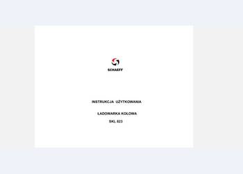 Terex Schaeff SKL823, PT110, PT110F instrukcja DTR PL