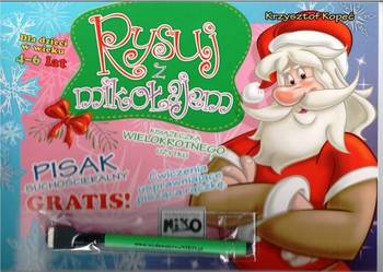 Sprzedam Rysuj z mikołajem + Pisak suchościeralny Niko
