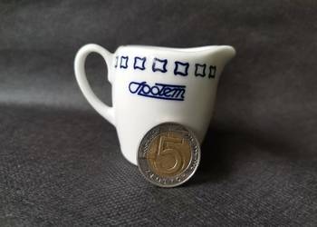 Stary mały mini mlecznik Społem porcelana Lubiana, PRL