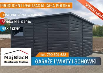 Grafitowa Wiatka -Magazyn - Schowek Ogrodowy CAŁA POLSKA  – Maj-Blach