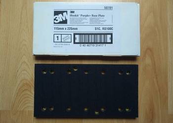 3M Hookit Purple+ base plate S1C 115 x 225 50781