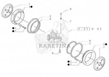 New Holland T6010 T6070 Tłok 87316486