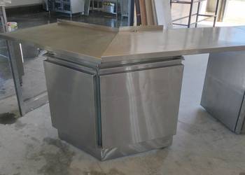 Komplet zestaw mebli gastronomiczny zlew stół szafki