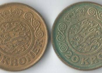 20 KORON DUŃSKICH 1990 - 2szt. 20 KORON DUŃSKICH 1990 - 2szt.