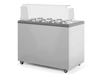 Nowy Konserwator do lodów Gelatti 8 dystrybutor lody witryna DOSTAWA