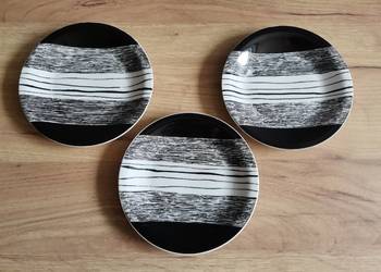 Stara porcelana Chodzież talerz Pikasiak 3 sztuki New Look PRL 1960