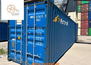 Kontener morski magazynowy budowlany 40 HC używany kilka razy 12 metrowy