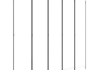 vidaXL Parawan 5-panelowy, biały, 250x220 cm, tkanina(sku350202)