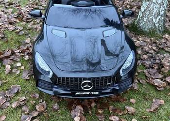 Samochód na akumulator Mercedes Benz GT czarny autko na akumulator dla dzie