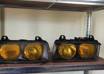 BMW E36 Lampy BOSCH Żółte Yellow NOWE Szkła Regeneracja Reflektory