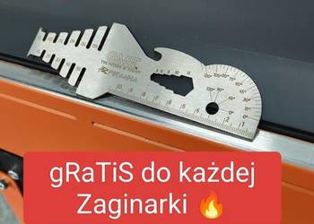 2m Zaginarka dekarska giętarka do blachy PRO OLMET M20x2200+nóż + RYSIK