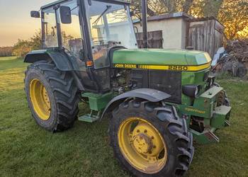 John Deere 2250A 4x4, 1993, kabina, przedni TUZ, badanie do 2027