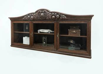 Antyk, wisząca witryna/biblioteczka z lat 20-tych. Po renowacji.