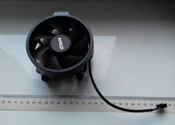 Chłodzenie AMD Wraith Stealth, AM4 AM5, sprawne, Ryzen3,5,7, max 65W, PWM,