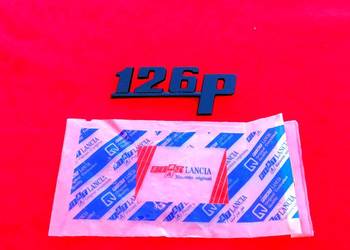 NOWY emblemat znaczek logo Polski Fiat 126p 126 ST FL ORYGINAŁ