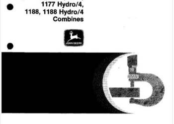 John Deere 1166 1169H 1174 1177 1188 HYDRO instrukcja naprawy PL