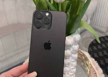 iPhone 15 Pro Max 256GB Czarny Na gwarancji  Stan Jak Nowy