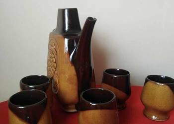 Zestaw Ceramiczny Bułgarski Winorośla