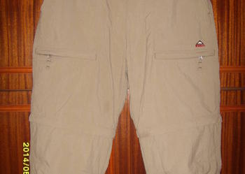 LETNIE SPODNIE  SPORTOWE KHAKI 2w1„McKINLEY” =WROCŁAW=