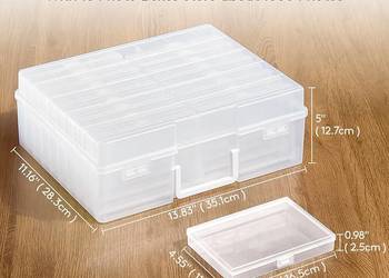 Lifewit Pojemnik do Przechowywania Zdjęć 10 x 15 cm,  Wewnętrznych Miejsc