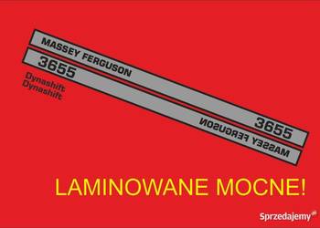 naklejki massey ferguson 3655