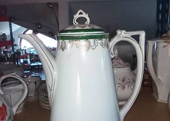 Wielki Dzbanek  Carl Tielsch. C.T.  Z Zielonym paskiem. Syg. z lat 1919-35