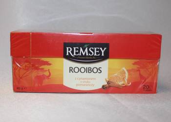 Herbata Remsey rooibos 20 t. pomarańcza cynamon zimowa