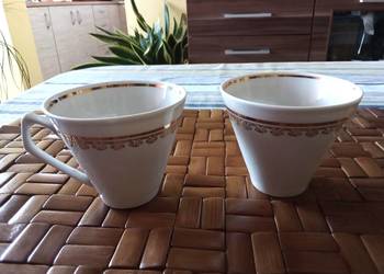 Prl Filiżanki porcela Chodzież 2szt