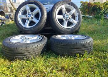 Bmw e90 e87 e46 koła felgi r16 7j is47 + opony jak nowe komplet 4jednakowe