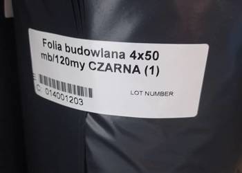 Folia budowlana 4 m szer.