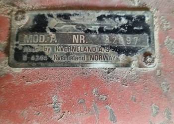 Pług Kverneland 16" jedna Skiba dokładka