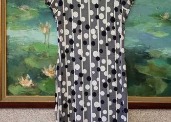 sukienka maxi długa wizytowa elegancka uniwersalna świąteczna biurowa