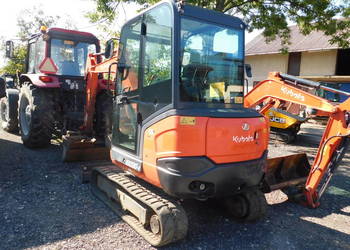Minikoparka Kubota kx030-4, waga 2,86t jak kx-027, u27 Cat 303, Volvo ECr28