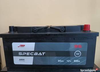 Akumulator 95Ah 800A SPECBAT AGM START STOP Akumulator 95Ah 800A SPECBAT AGM START STOP