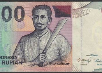 INDONEZJA 100 RUPIAH 2013 - STAN UNC